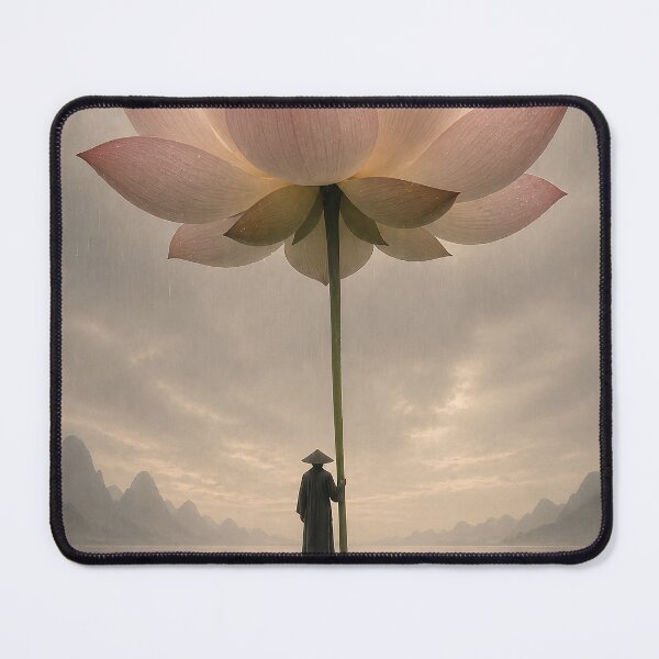 Item preview, Beneath the Lotus – Surreal Spiritual Meditation Art designed and sold by SacredLensV.