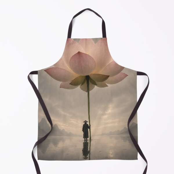 Item preview, Beneath the Lotus – Surreal Spiritual Meditation Art designed and sold by SacredLensV.