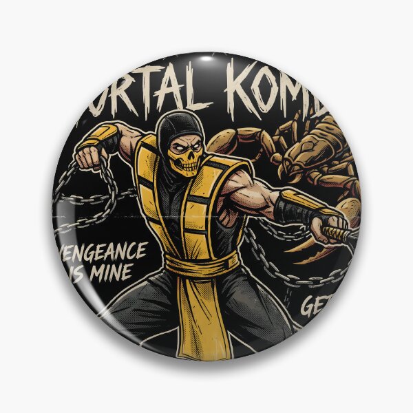 Item preview, Scorpion Mortal Kombat Gothic Video Game Streetwear Tee designed and sold by Senpaiwaves.