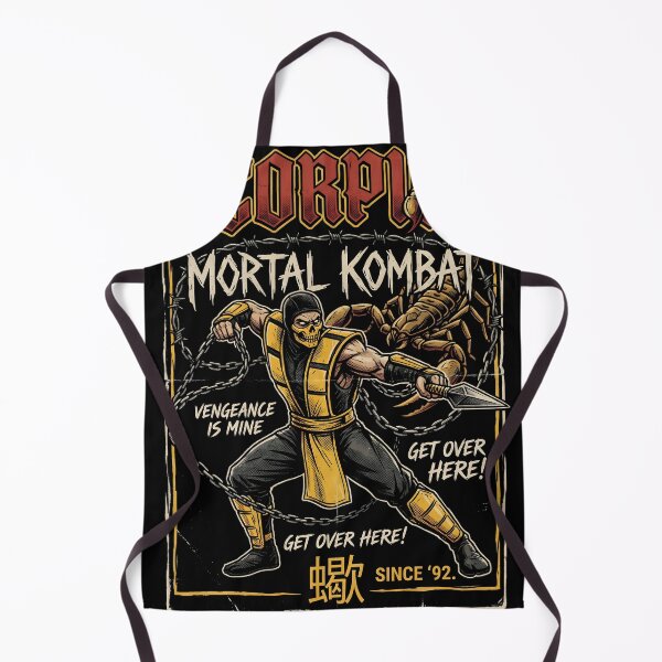 Item preview, Scorpion Mortal Kombat Gothic Video Game Streetwear Tee designed and sold by Senpaiwaves.