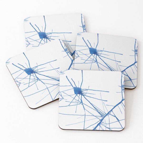 Item preview, Neuron Design - Watercolor Blue designed and sold by The Nerd Gift Source.