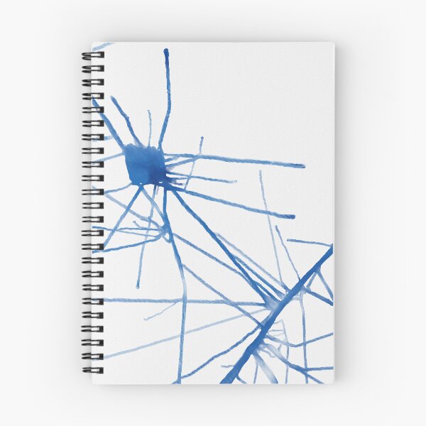 Item preview, Neuron Design - Watercolor Blue designed and sold by The Nerd Gift Source.