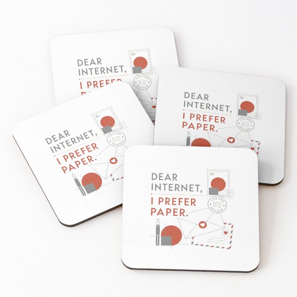 Item preview, DEAR INTERNET, I PREFER PAPER designed and sold by WesWay.