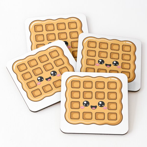 Item preview, Kawaii Waffle Sticker designed and sold by Heyhappystudio.