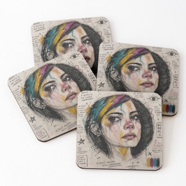 Item preview, Beauty Is a Glitch – Boreal Sketchbook Series No. 04 designed and sold by Boreal Apparel.