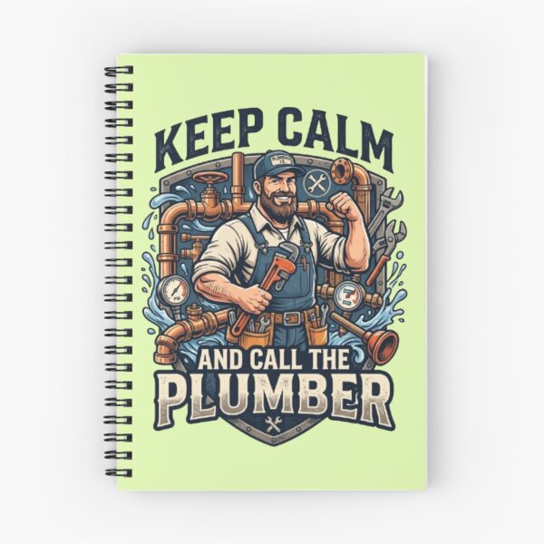 Item preview, Keep Calm Call The Plumber Funny Plumbing Art designed and sold by PixelStyle Studio.