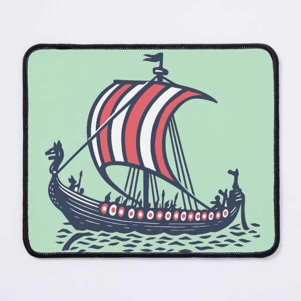 Item preview, Classic Norse Longship Symbol | Simple Nordic Viking Ship Drakkar Sailing Symbol designed and sold by CoolHistoryMan.