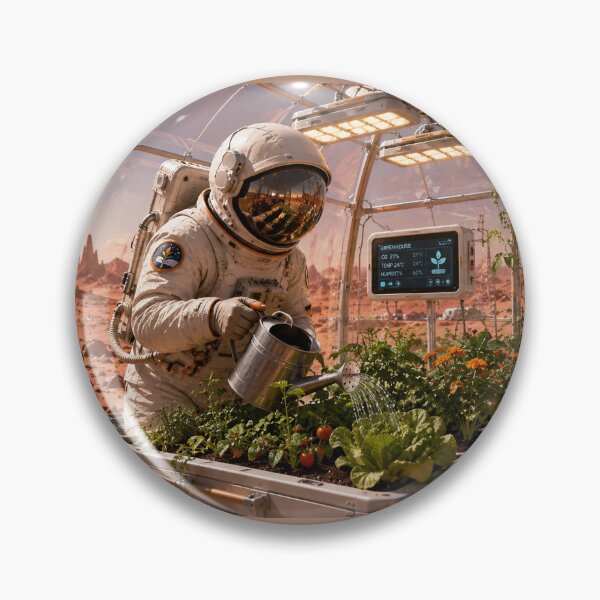 Item preview, Astronaut Gardening on Mars designed and sold by ArcaneVisionArt.
