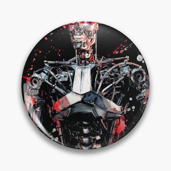 Artikelvorschau, T 800 Terminator Ink Videospiel Streetwear T-Shirt entworfen und verkauft von Senpaiwaves.