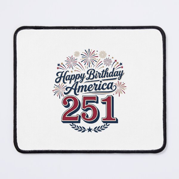 Item preview, Happy Birthday America 251 designed and sold by domostore.