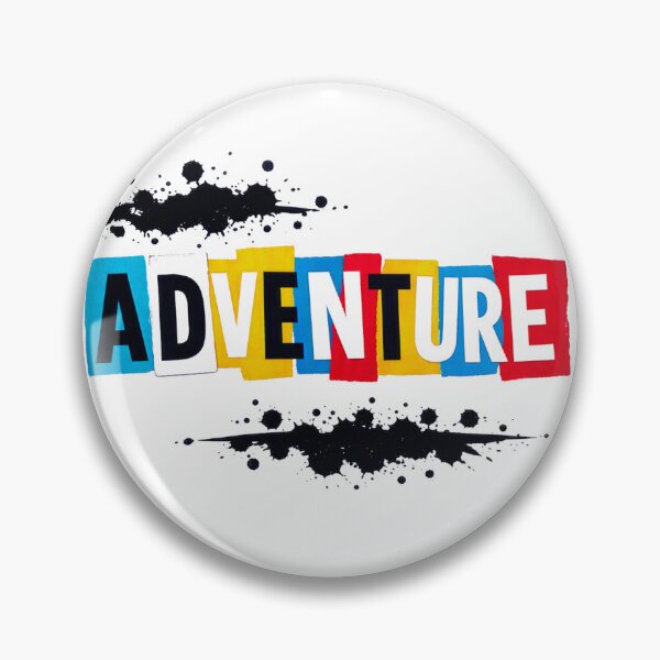 Item preview, ADVENTURE – Colorful Ransom Note Typography designed and sold by GabeMountainArt.