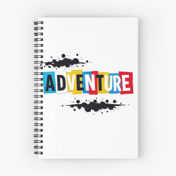 Item preview, ADVENTURE – Colorful Ransom Note Typography designed and sold by GabeMountainArt.