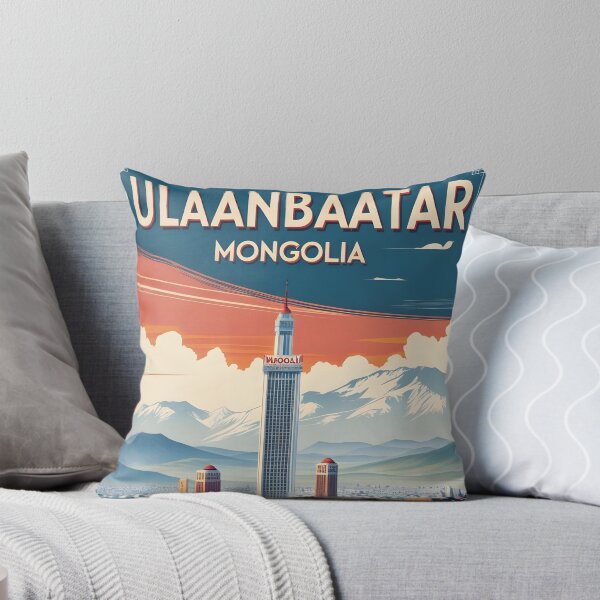 Item preview, Ulaanbaatar Mongolia Vintage Travel Tourism designed and sold by TravelersGems.
