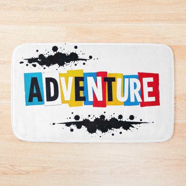 Item preview, ADVENTURE – Colorful Ransom Note Typography designed and sold by GabeMountainArt.