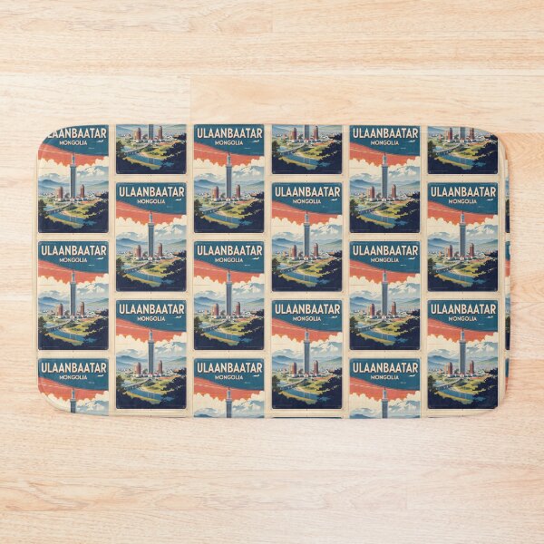 Item preview, Ulaanbaatar Mongolia Vintage Travel Tourism designed and sold by TravelersGems.
