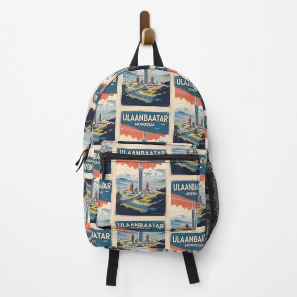 Item preview, Ulaanbaatar Mongolia Vintage Travel Tourism designed and sold by TravelersGems.