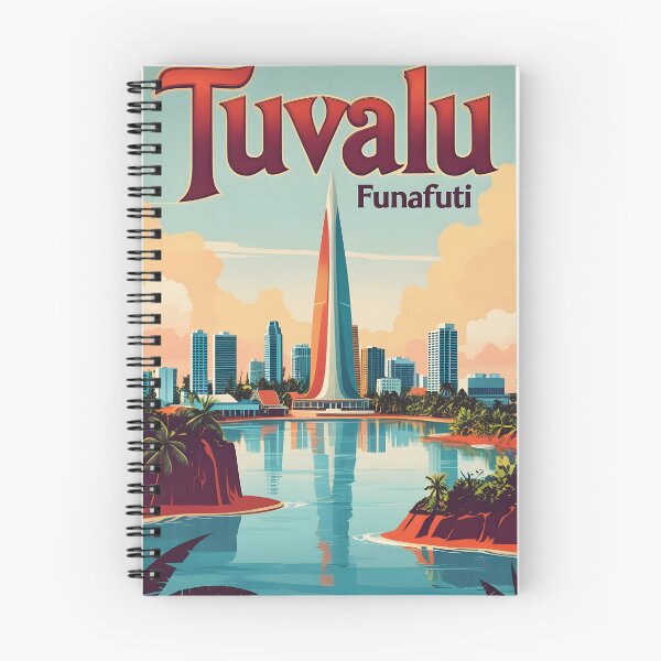 Item preview, Funafuti Tuvalu Vintage Travel Tourism designed and sold by TravelersGems.