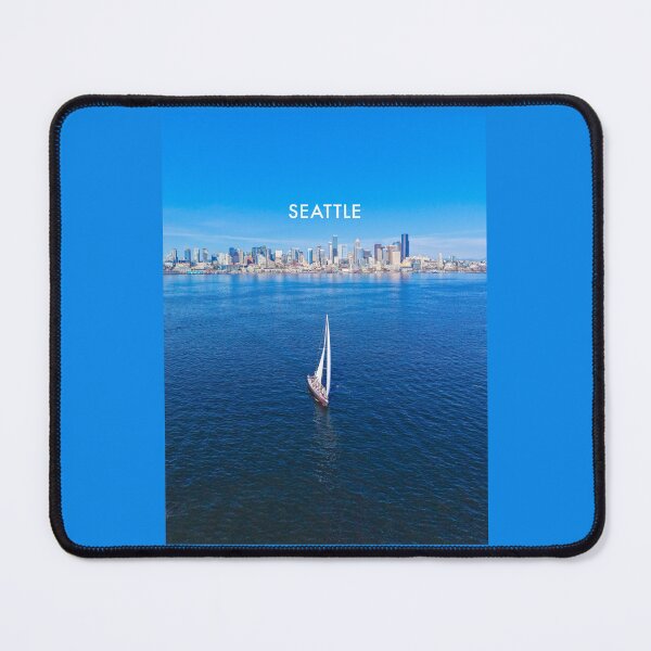 Item preview, Seattle Modern Travel Poster designed and sold by travelwitheric.