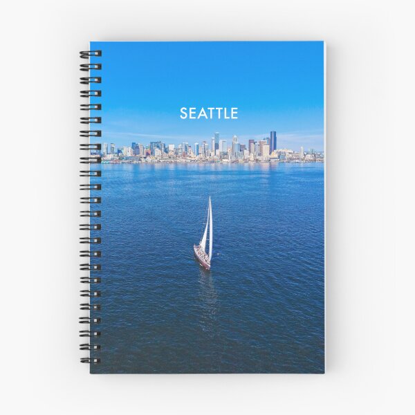 Item preview, Seattle Modern Travel Poster designed and sold by travelwitheric.