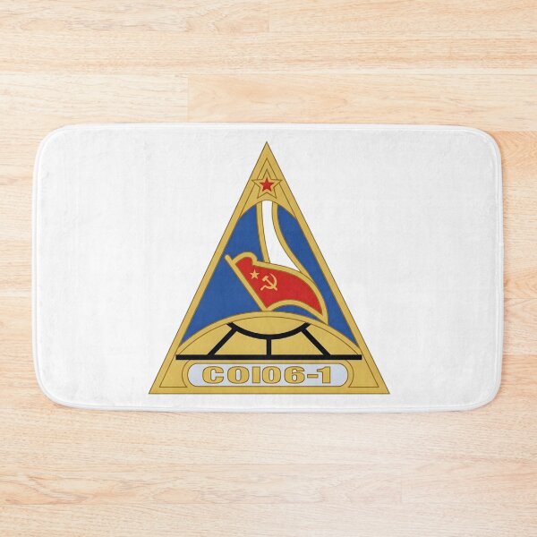 Item preview, Soviet Soyuz 1 Space Mission Triangular Emblem designed and sold by CharlieDesings.