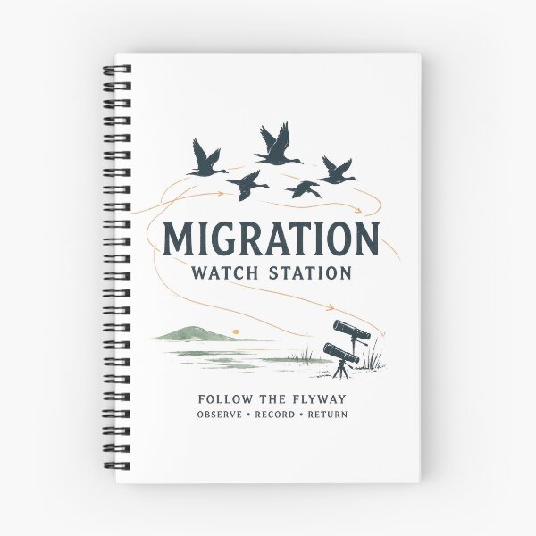 Item preview, Migration Watch Station – Bird Migration designed and sold by WovenEchoStudio.