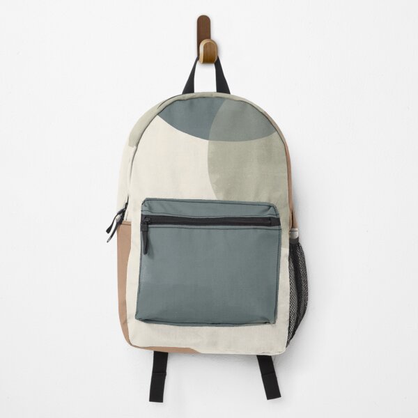 Item preview, Organic Geometric Modern Abstraction - Muted Slate Blue, Sage Green & Terracotta Shapes designed and sold by Zaramodo.