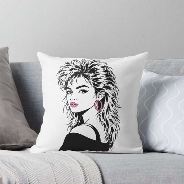 Item preview, Retro Glamour Woman with Voluminous Hair designed and sold by PixelBlob.