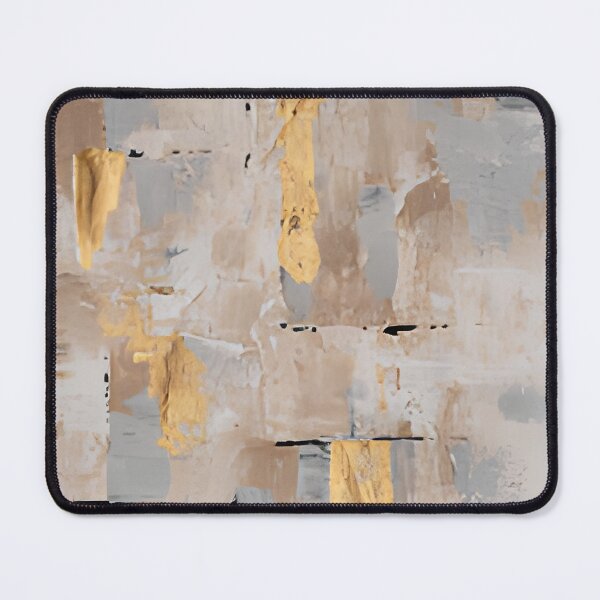 Item preview, Modern Slate Blue and Gold Foil Abstract Brushstroke Wall Art designed and sold by LuxocaDesigns24.