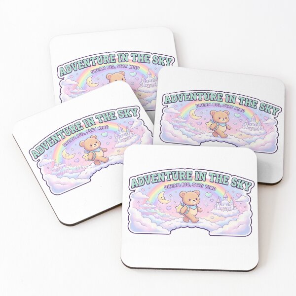 Item preview, Adventure in the Sky Pastel Bear Fantasy designed and sold by GeniePixel.