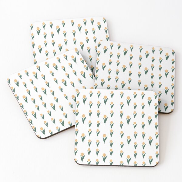 Item preview, Pattern of blooming tulips  designed and sold by Ritzstore.