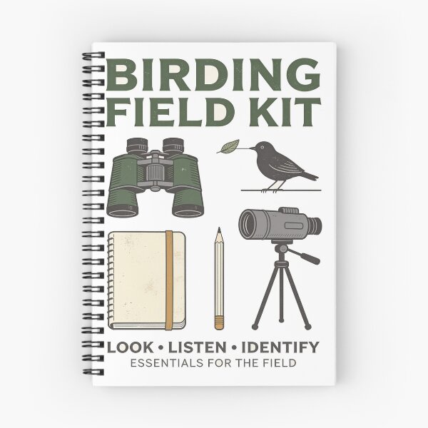 Item preview, Birding Field Kit – Vintage Birdwatching Gear designed and sold by WovenEchoStudio.