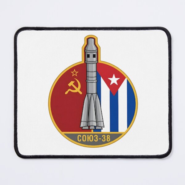 Item preview, Soviet-Cuban Soyuz 38 Interkosmos Space Mission Patch designed and sold by CharlieDesings.