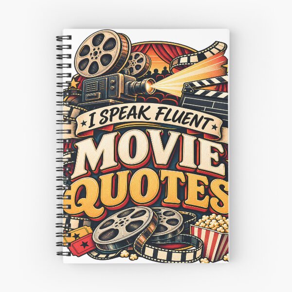Item preview, Speak Fluent Movie Quotes Tank Top, Funny Movie Lover Gift, Film Buff Humor Graphic Tee, Cinema Fan Shirt for Women designed and sold by OUICHA.