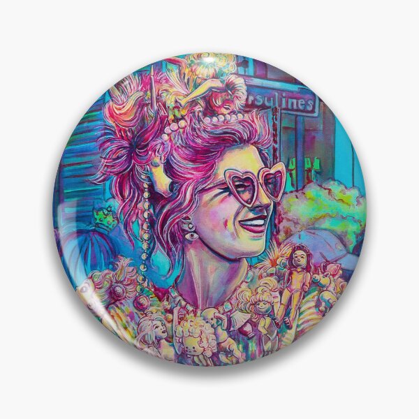 Item preview, Doll Parts Portrait at Mardi Gras No. 1 designed and sold by LaurenMarieArt.