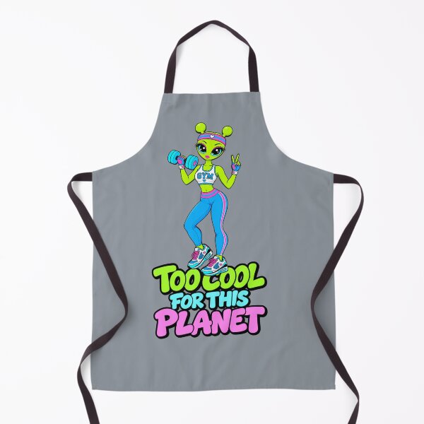 Item preview, Too Cool for This Planet – Alien Gym Girl designed and sold by Aimetoi.