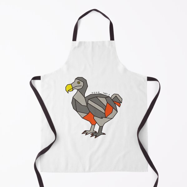 Item preview, Geometric Dodo Bird - Red-Orange Accent designed and sold by AnimalsKnowAll.