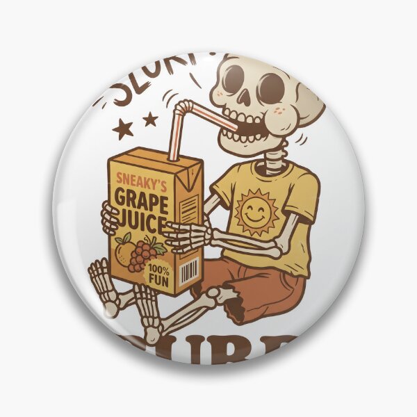 Item preview, Skeleton Drinking Grape Juice Box Slurp Burp Funny designed and sold by MisteryDesigner.