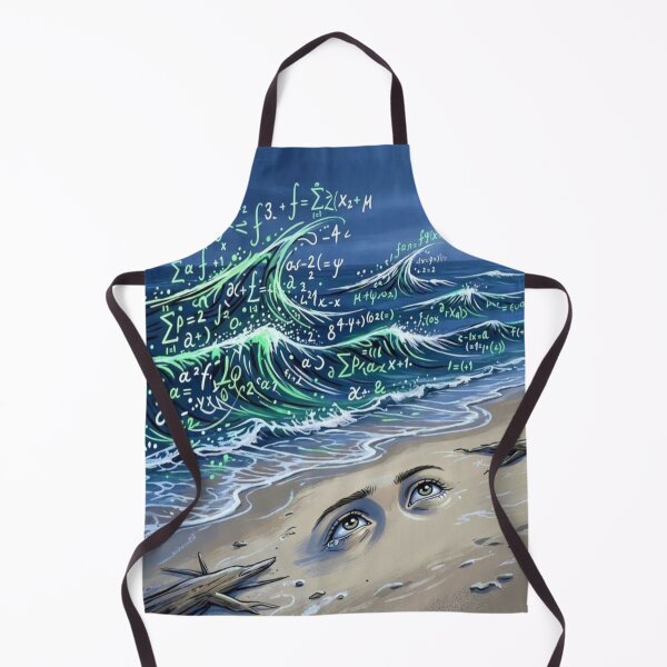 Item preview, Math Teacher Gift Physics Equations Ocean Wave Art designed and sold by Breezes-of-Ida.