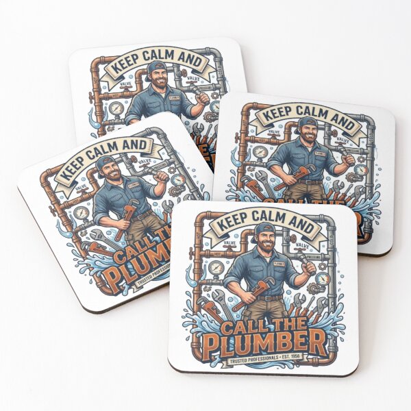 Item preview, Vintage Plumber Keep Calm And Call The Plumber designed and sold by PixelStyle Studio.