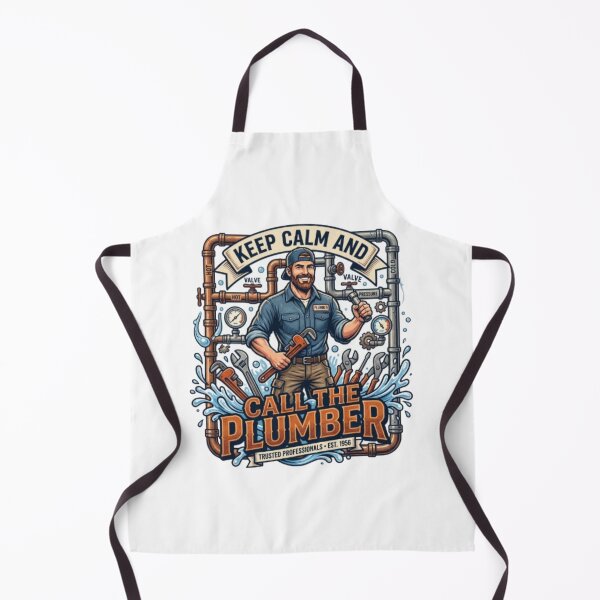 Item preview, Vintage Plumber Keep Calm And Call The Plumber designed and sold by PixelStyle Studio.