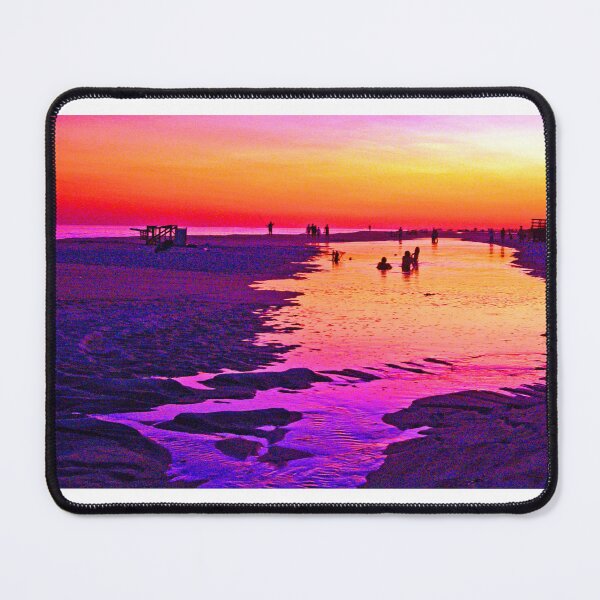Item preview, Sunset at Beach in Puddle designed and sold by Russell Paul Fernando.