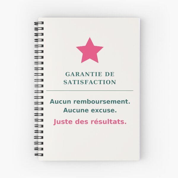 Item preview, Satisfaction guaranteed, no refunds, no excuses, just results - Humorous quote designed and sold by VYNCERA.