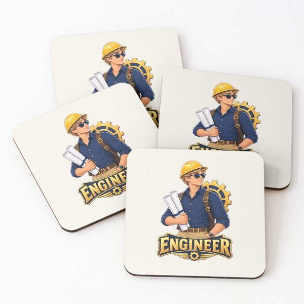 Item preview, Professional Engineer – Navy & Gold Engineering Blueprint Design designed and sold by HO•Designs.