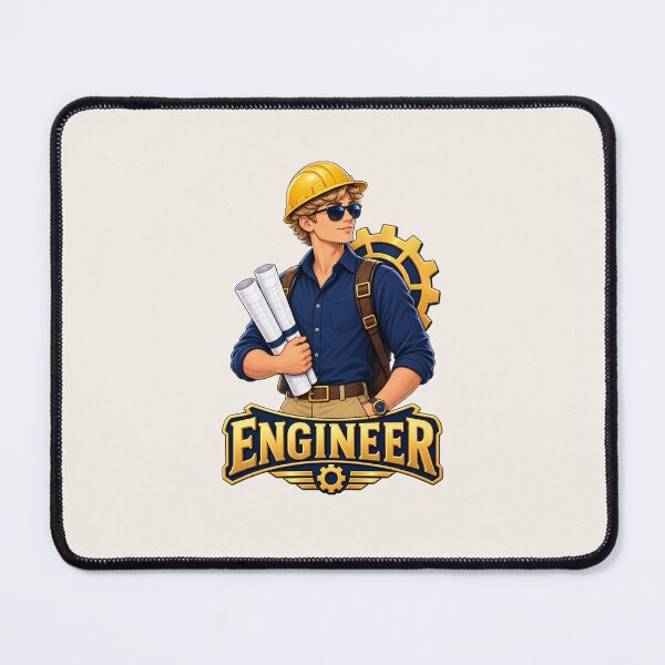 Item preview, Professional Engineer – Navy & Gold Engineering Blueprint Design designed and sold by HO•Designs.