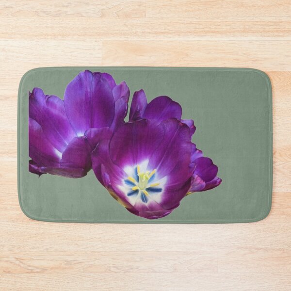 Item preview, Isolated Purple Tulip Blossom Cluster Macro Cutout designed and sold by BalkanBloomArt.