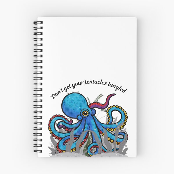 Item preview, Don't Get Your Tentacles Tangled | Funny Pop Art Octopus Design designed and sold by DonnaRaine.