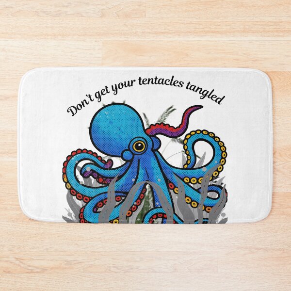 Item preview, Don't Get Your Tentacles Tangled | Funny Pop Art Octopus Design designed and sold by DonnaRaine.