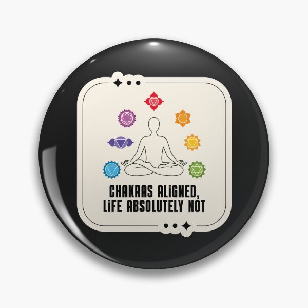 Item preview, Chakras Aligned Funny Spiritual Humor designed and sold by jianina-alondra.