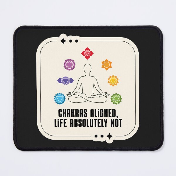 Item preview, Chakras Aligned Funny Spiritual Humor designed and sold by jianina-alondra.