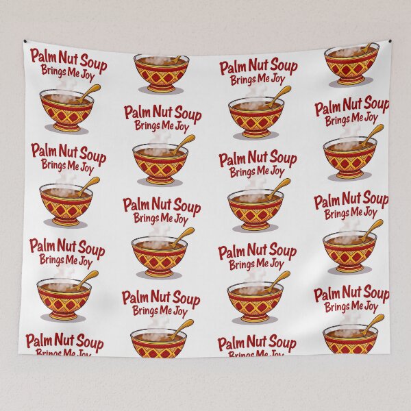 Item preview, Palm Nut Soup Brings Me Joy | West African Food designed and sold by MammothArt.
